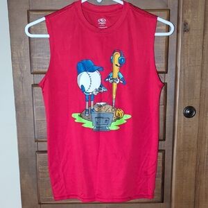 Athletic Works Red Graphic Tee